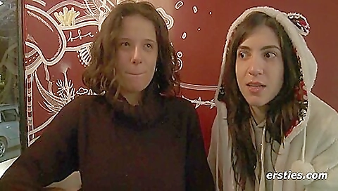 Two hot lesbians get it on and dildo