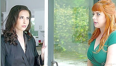 Smoking hot and feet in the bathroom