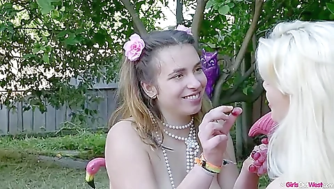 Christina & Claudea - Sexy Picnic Pt1